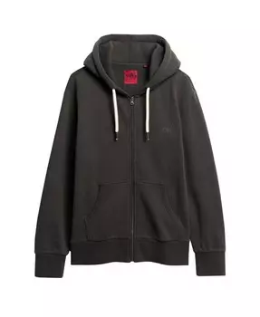 Худи Superdry Zip-Up Hoodie, черный