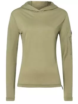 Худи supernatural Merino RELAX LIGHT POCKET, зеленый