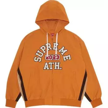 Худи Supreme Applique Track Jacket, оранжевый