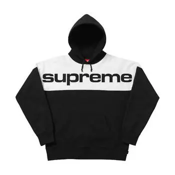 Худи Supreme Blocked Sweatshirt, черный