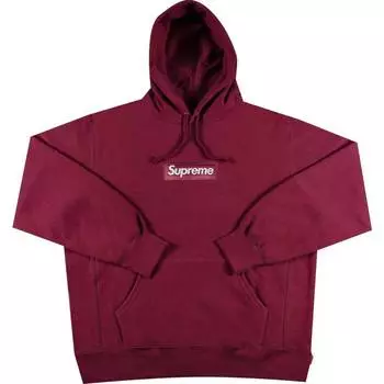 Худи Supreme Box Logo, фиолетовый