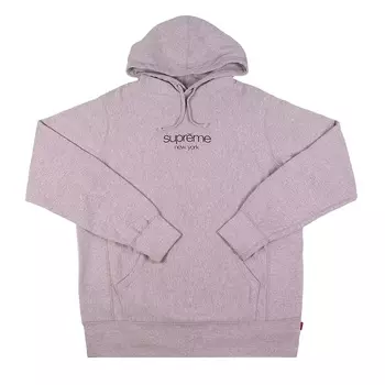 Худи Supreme Classic Logo, серый