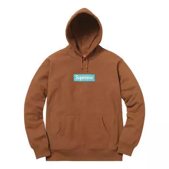 Худи Supreme FW17 Box Logo Hoodie 'Brown', коричневый