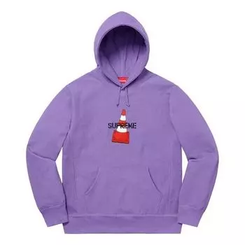 Худи Supreme FW19 Week 1 Cone Hoodie 'Purple', фиолетовый