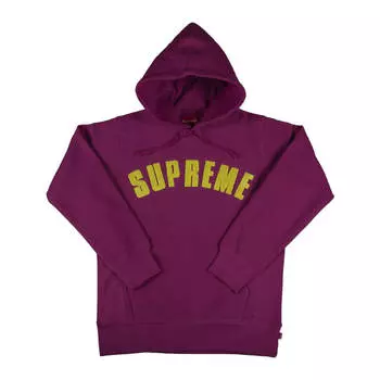 Худи Supreme Scarface Chenille Arc Logo Sweatshirt, фиолетовый