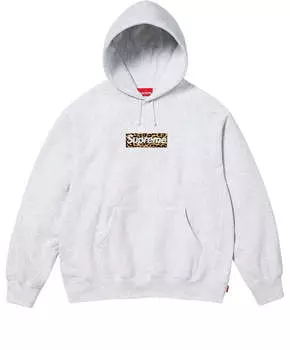Худи Supreme Shanghai Box Logo Hooded Sweatshirt 'Grey', серый