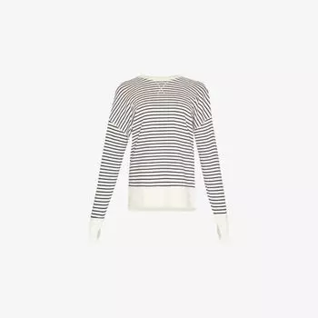 Худи Sweaty Betty, белый / синий