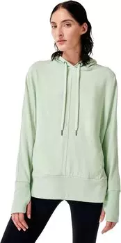 Худи Sweaty Betty Liberate Luxe Fleece Hoodie, цвет Salix Green