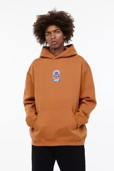 Худи свободного кроя H&amp;M, светло-коричневый/звездные войны
