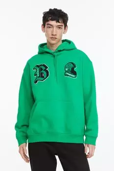 Худи свободного кроя H&amp;M, зеленый / северная часть штата нью-йорк 86