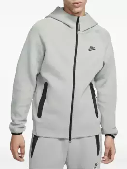Худи Tech Fleece Mica Green/Black Nike, зеленый