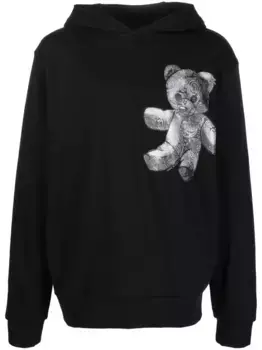 Худи Teddy Bear с принтом пейсли Philipp Plein, черный