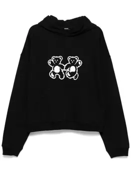 Худи Teddy Twins We11done, черный