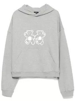 Худи Teddy Twins We11done, серый