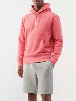 Худи the cabin из хлопкового джерси Polo Ralph Lauren, розовый