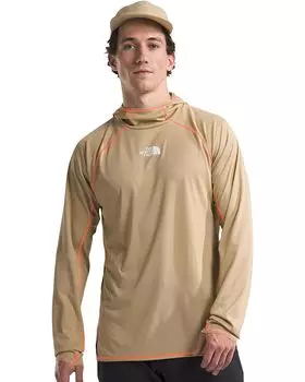 Худи The North Face Summer LT Sun, цвет Khaki Stone/Vivid Flame