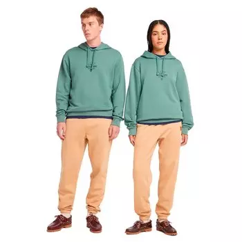 Худи Timberland Refibra Front Graphic, зеленый