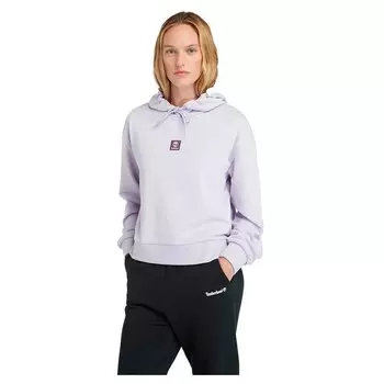 Худи Timberland Stack Logo Loop Back, фиолетовый
