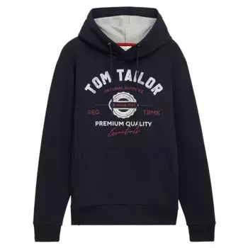 Худи Tom Tailor 1043292 With Print, синий
