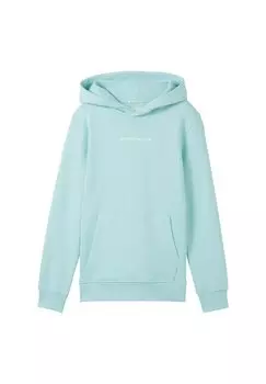 Худи TOM TAILOR, цвет pastel turquoise