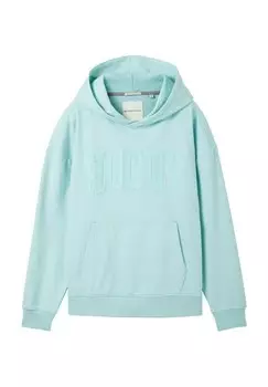 Худи TOM TAILOR, цвет pastel turquoise
