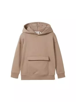 Худи TOM TAILOR Sweatshirt, коричневый