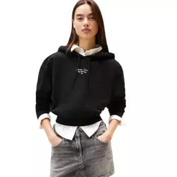 Худи Tommy Jeans Essential Logo 1, черный