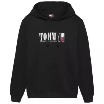 Худи Tommy Jeans Graphic Regualar Fit, черный