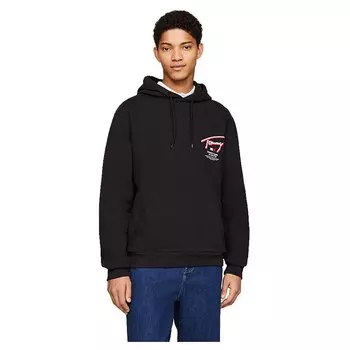 Худи Tommy Jeans Reg 3D Street Tj Hood Ext, черный