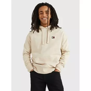 Худи Tommy Jeans Relax Xs Badge, бежевый