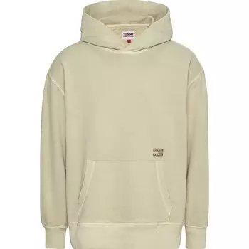 Худи Tommy Jeans Relaxed Tonal Badge, бежевый