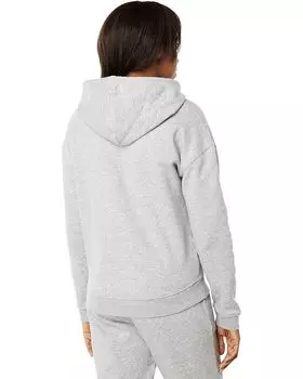 Худи U.S. POLO ASSN. Long Sleeve Metallic Print Logo Zip-Up Hoodie, цвет Heather Grey