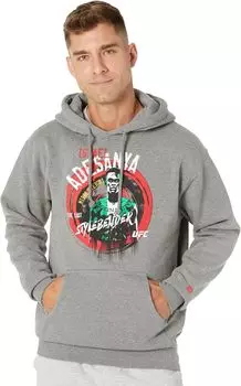 Худи UFC Israel "The Stylebender" Adesanya Fleece Hoodie, угольный