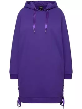 Худи Ulla Popken Shirt, фиолетовый