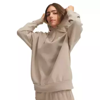 Худи Under Armour Icon Fleece Oversized, бежевый