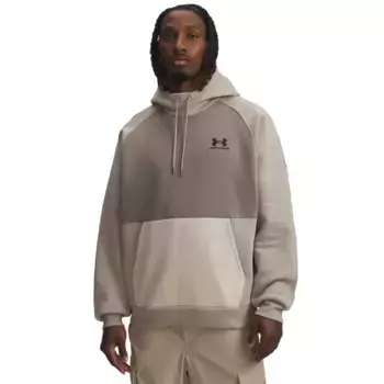 Худи Under Armour Icon HW Colorblocked, бежевый
