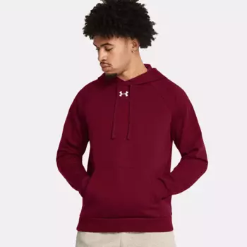 Худи Under Armour Rival Fleece, красный