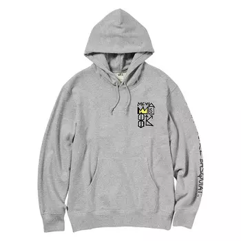 Худи Uniqlo UT NY Pop Art (Jean-Michel Basquiat), серый
