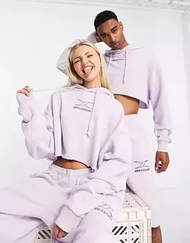 Худи унисекс с принтом COLLUSION, светло-фиолетовый