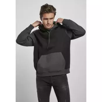 Худи Urban Classics 2-Tone Fake Raglan, черный