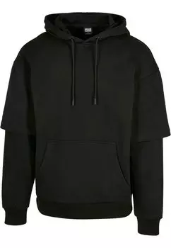 Худи Urban Classics DOUBLESLEEVE, цвет Black