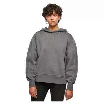 Худи Urban Classics Heavy Terry Garment Dye, серый