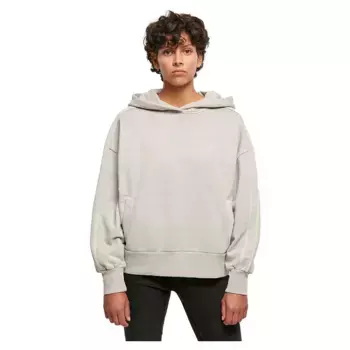 Худи Urban Classics Heavy Terry Garment Dye, серый