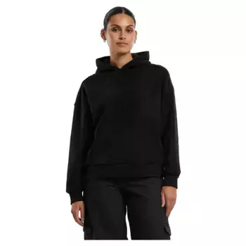 Худи Urban Classics Jacquard Velvet Oversized, черный