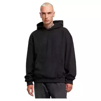 Худи Urban Classics Jaquard Velvet, черный