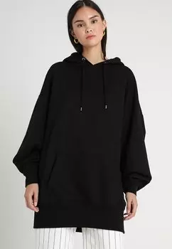 Худи Urban Classics LADIES LONG OVERSIZE HOODY, цвет Black