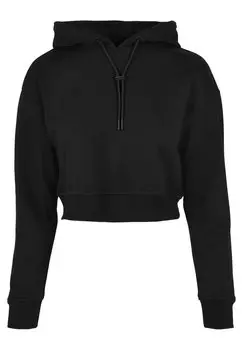 Худи Urban Classics LADIES SHORT TERRY HOODY, цвет Black