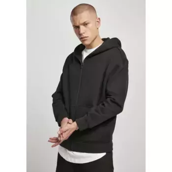 Худи Urban Classics Organic Full Zip, черный