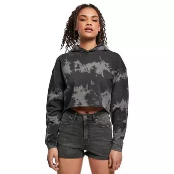 Худи Urban Classics Oversized Bleached, черный