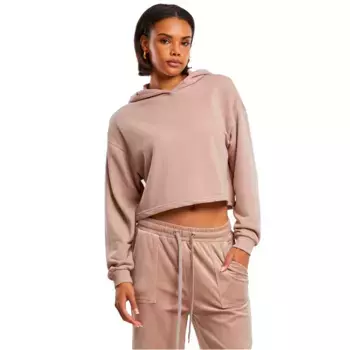 Худи Urban Classics Oversized Cropped Light Terry, бежевый
